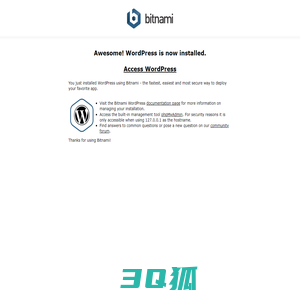 Bitnami WordPressO