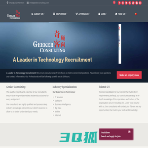 Geeker Consulting奇客顾问 – 高科技行业猎头及招聘解决方案提供商 – A Leader in Technology Recruitment