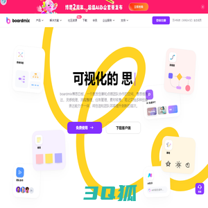 boardmix博思白板官网, AIGC在线生成, 多人协同思维导图, 流程图工具