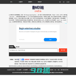 md5解密_cmd5在线解密_加密工具 - 查md5啦[cmd5.la]