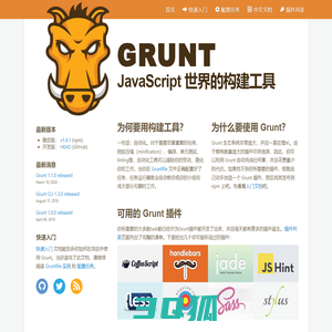 Grunt: JavaScript 世界的构建工具 | Grunt中文网